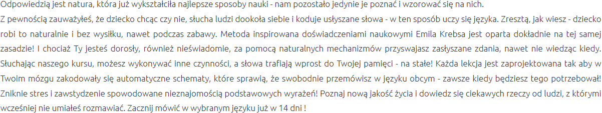 Efektywny Kurs Językowy Efektywna Metoda Nauki Gąbin